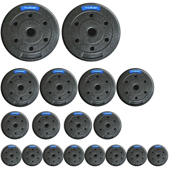 Sada bitumenových závaží značky THUNDER 2x10 kg + 4x5 kg + 4x2,5 kg + 8x1,25 kg