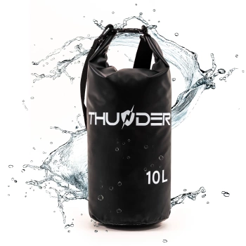 Vodotěsný vak 10 L THUNDER černý