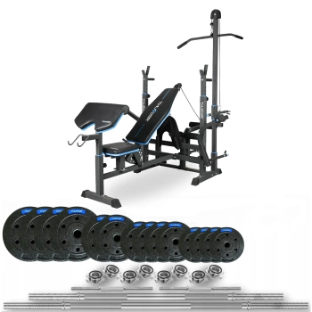 Kulturistický set 120 kg s lavicí VIGOR-C značky THUNDER (předprodej 17.12)