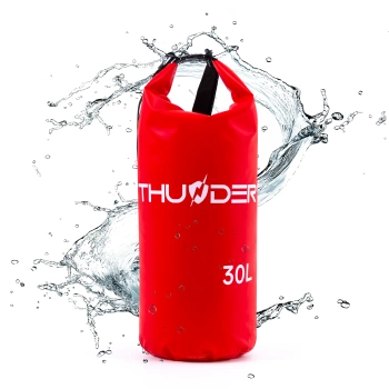 Vodotěsný vak 30 L THUNDER červený