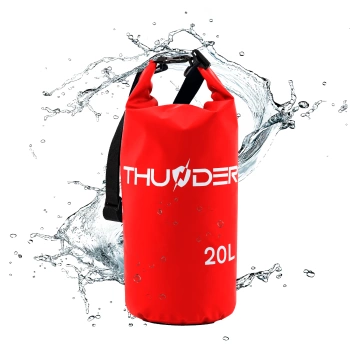 Vodotěsný vak 20 L THUNDER červený