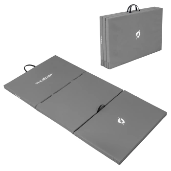 Gymnastická podložka šedá 197x100x5 THUNDER