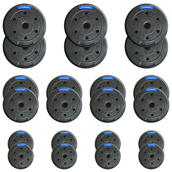 Sada bitumenových závaží značky THUNDER 6x5 kg + 8x2,5 kg + 8x1,25 kg