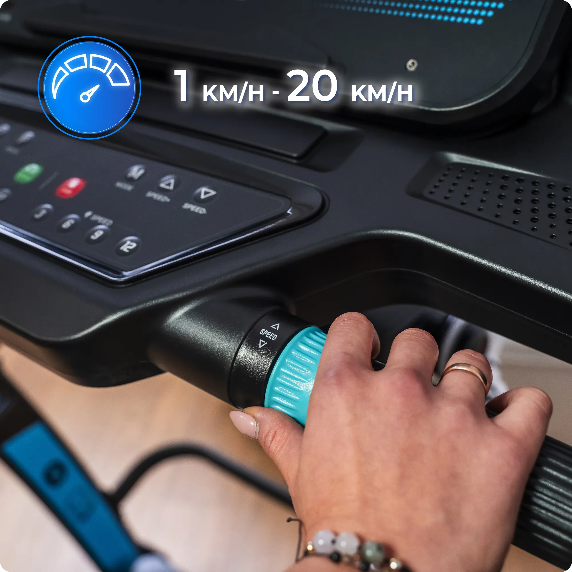 Ovládání rychlosti a měření pulsu