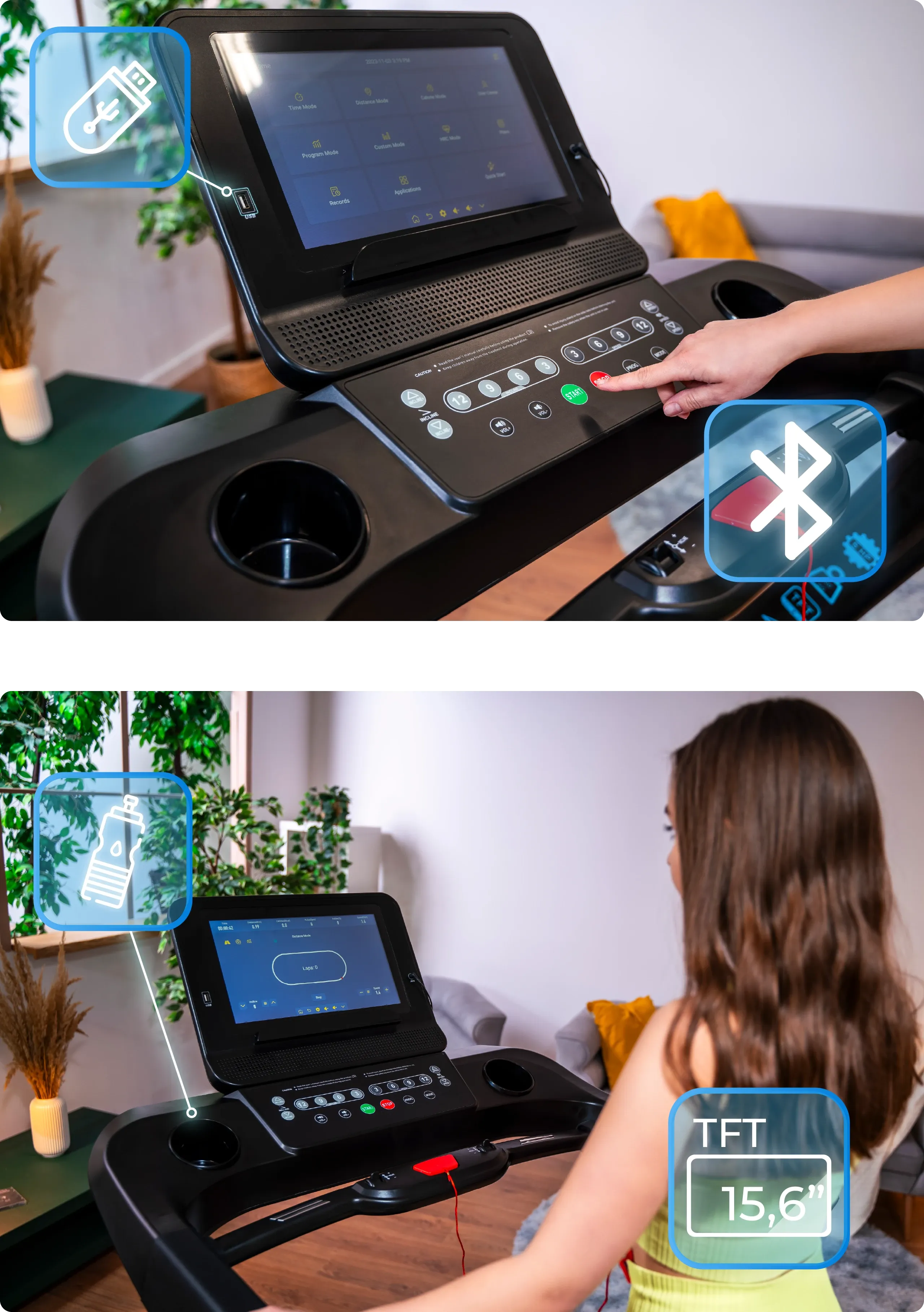 Funkce běžeckého pásu