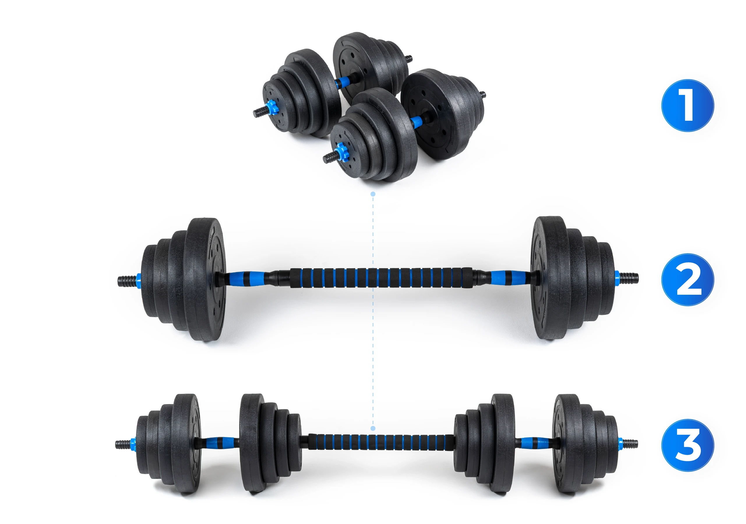 Intuitivní montáž činek