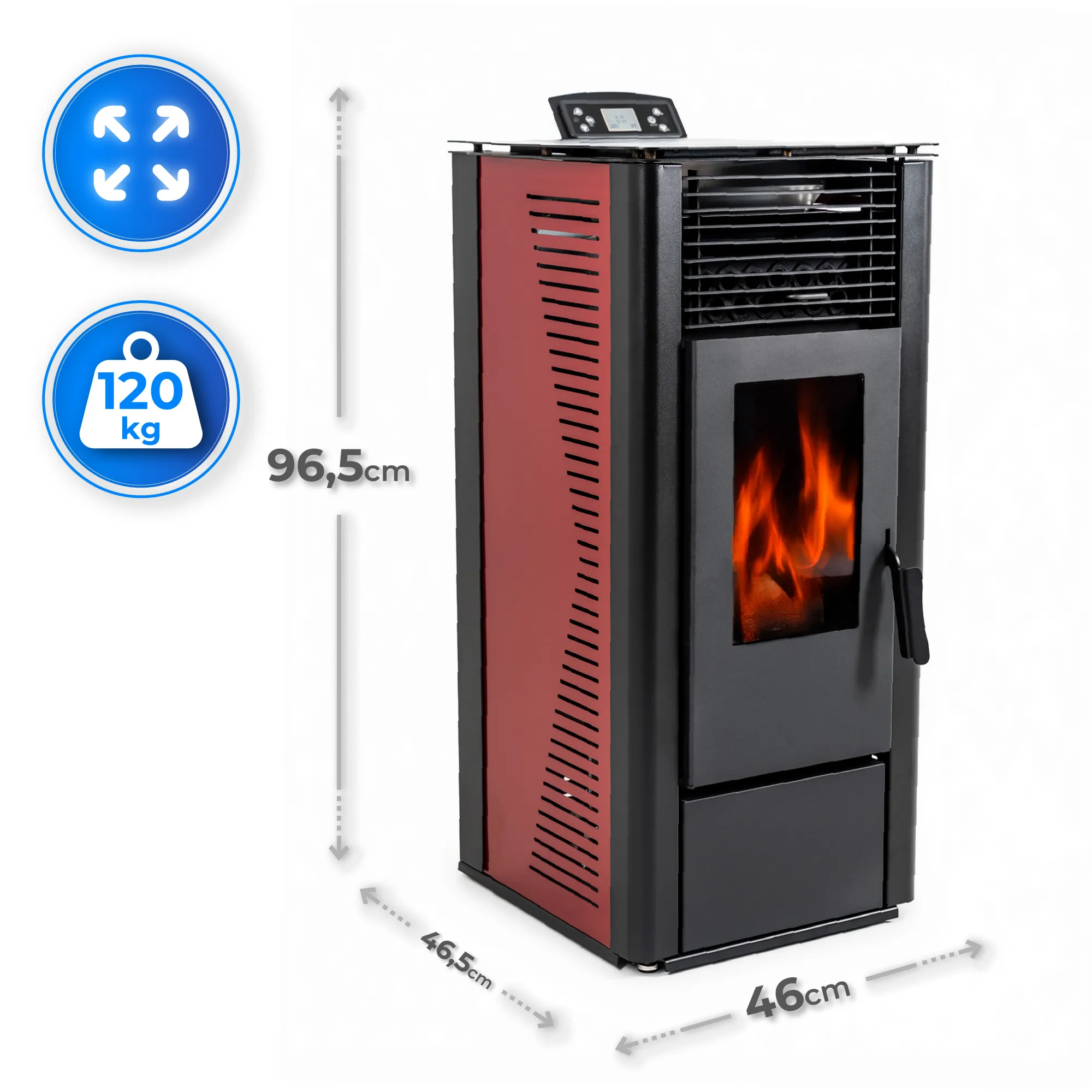Specifikace kotle THUNDER ARIA-BLACK 12 kW