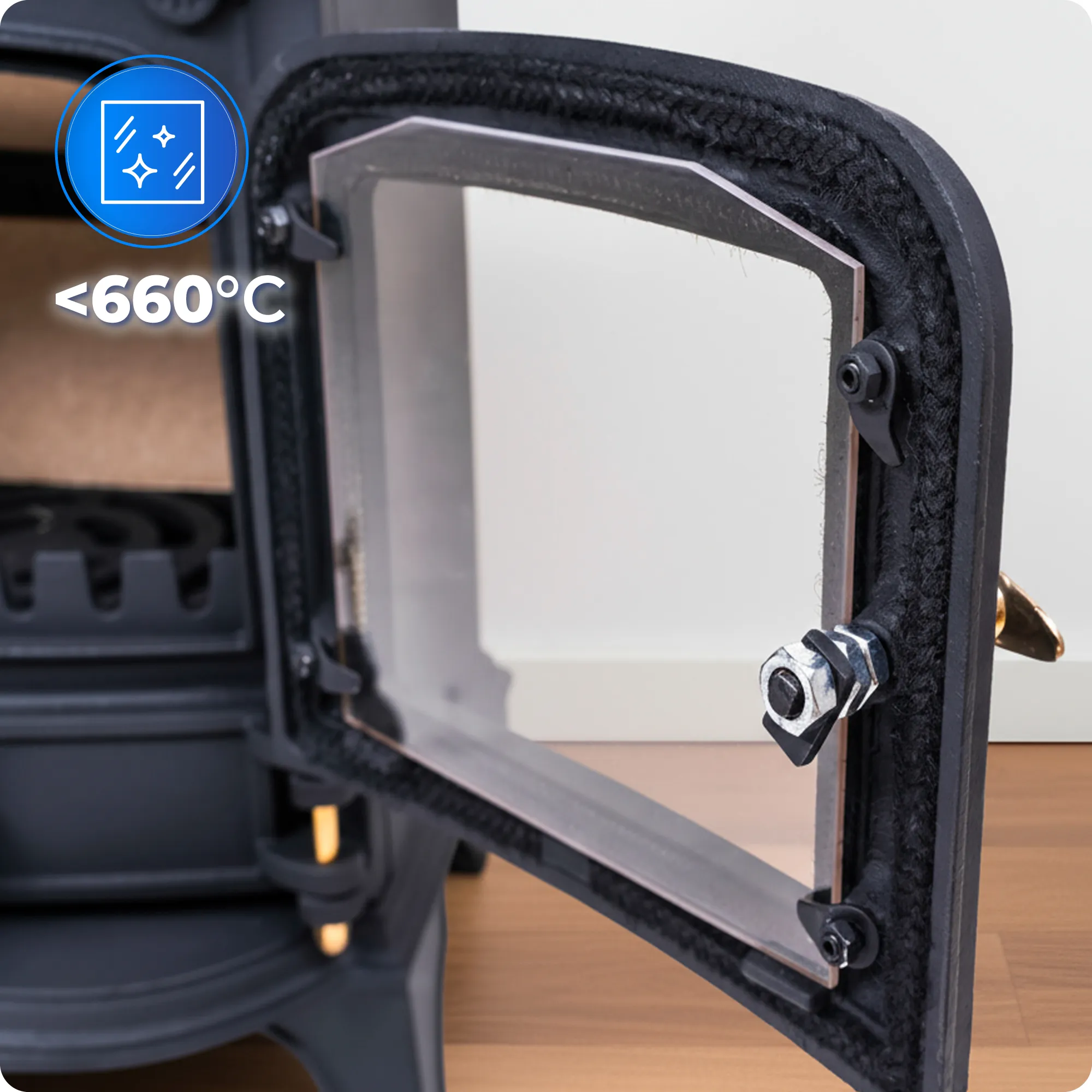 Estetická a funkční kamna Mitra