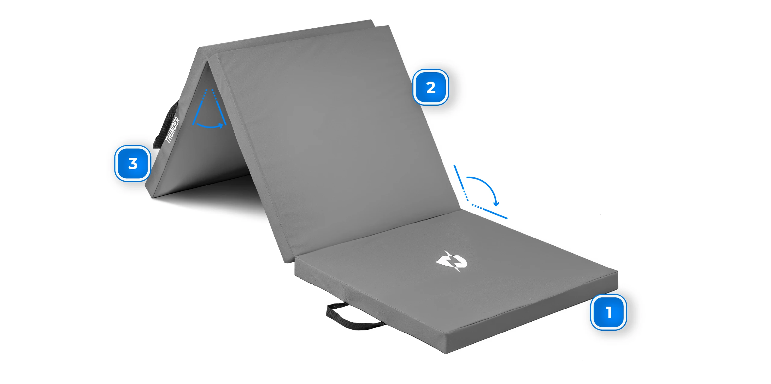 Składana konstrukcja materaca MG-02-GREY