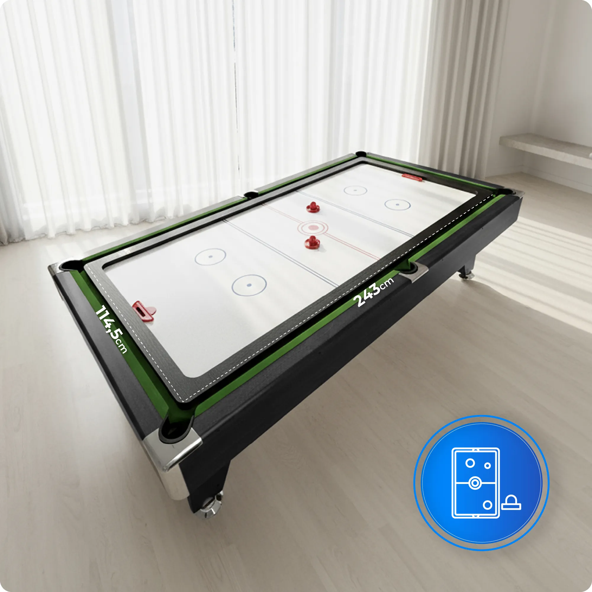 Sada kulečníkového stolu BOLD-BLACK-9FT