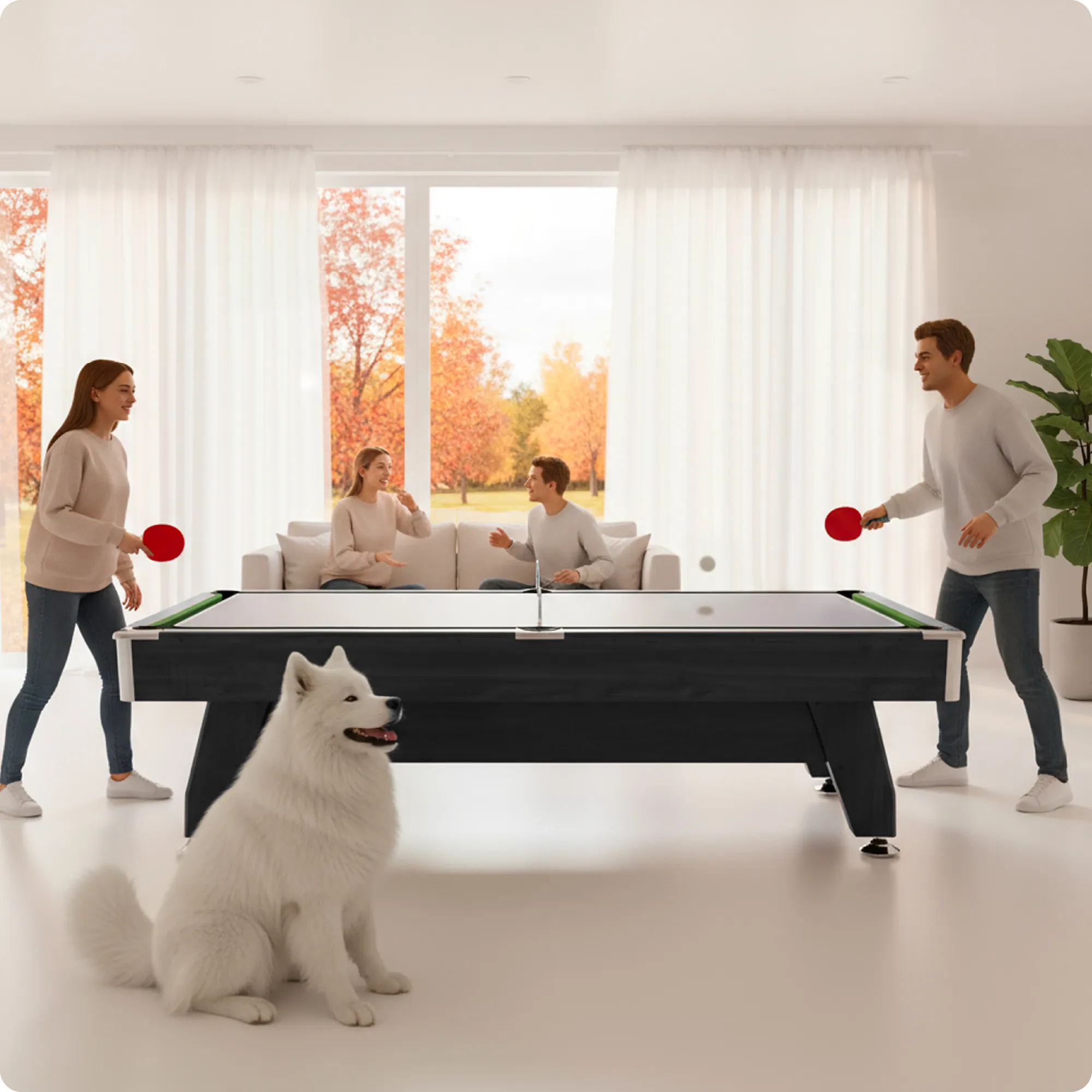 Výhody kulečníkového stolu BOLD-BLACK-9FT