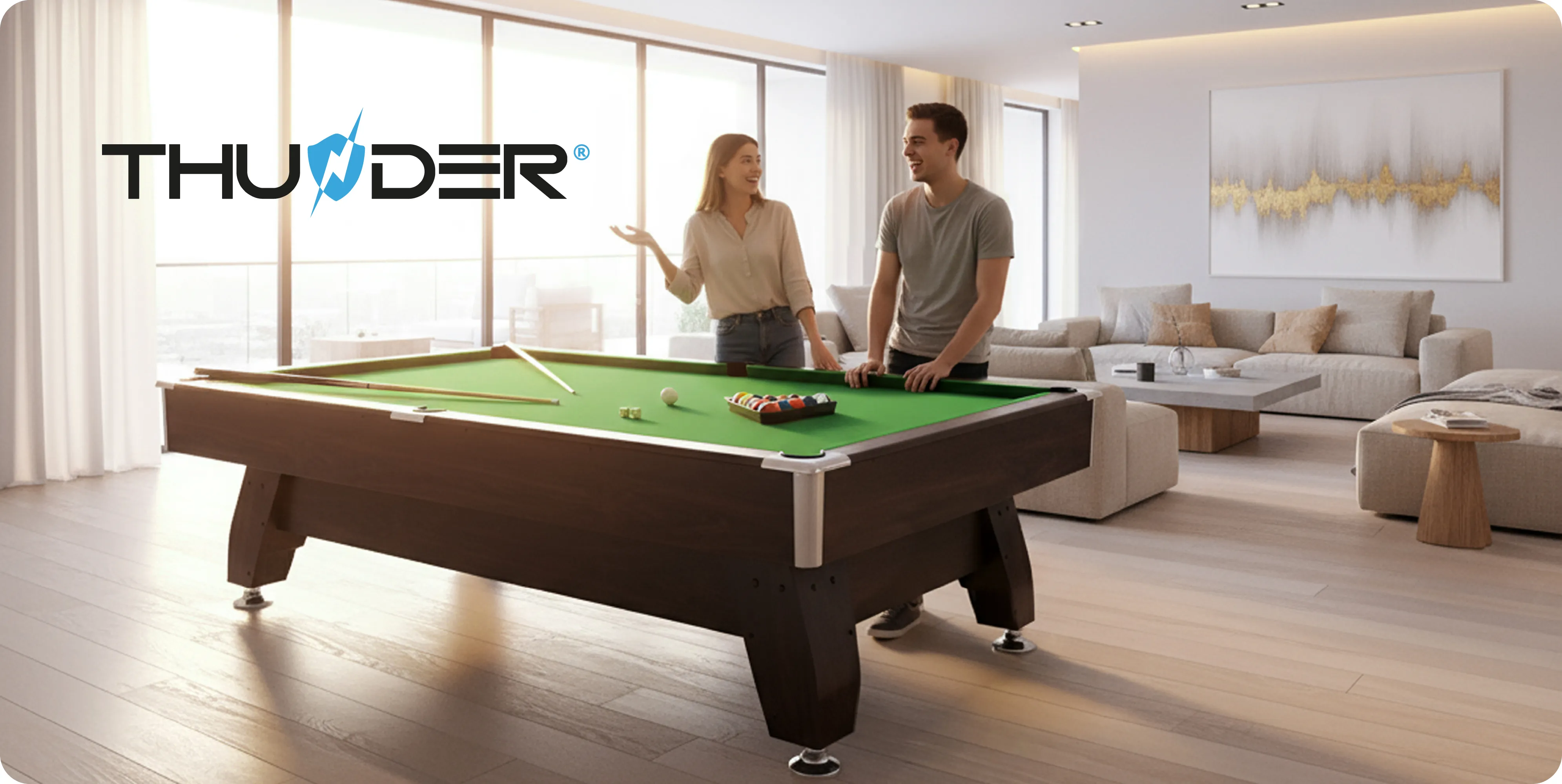 Kulečníkový stůl BOLD-BLACK-8FT