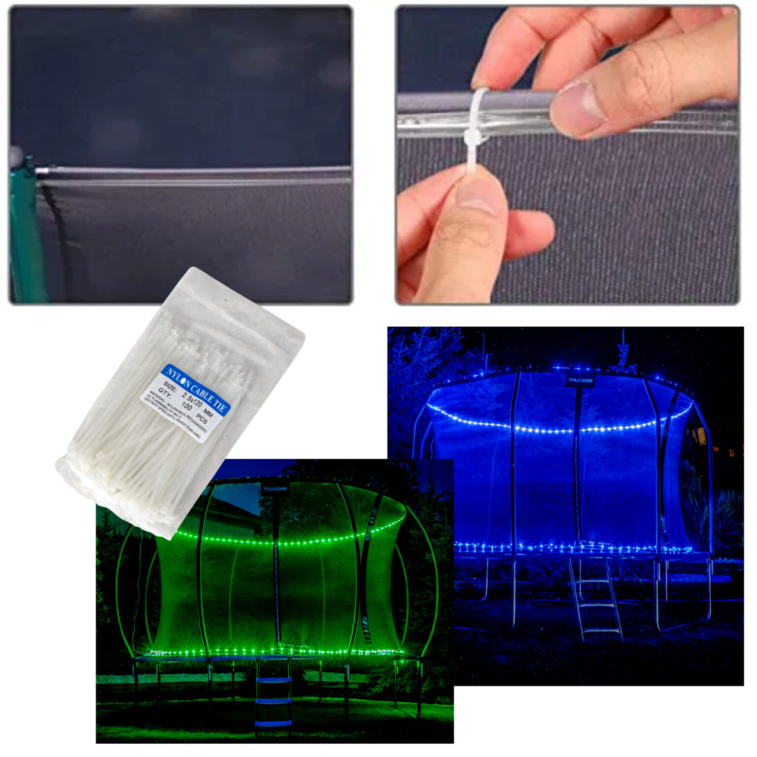 Výhody LED světel na trampolínu