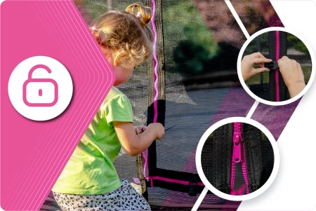 Trampolína THUNDER INSIDE ULTRA 10FT (305 cm) PINK