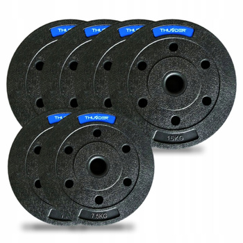 Sada bitumenových závaží značky THUNDER 2x7,5 kg + 4x15 kg
