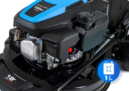 Benzínová sekačka na trávu Hexwelt HW-KS-150 46cm 2,6kW s pojezdem