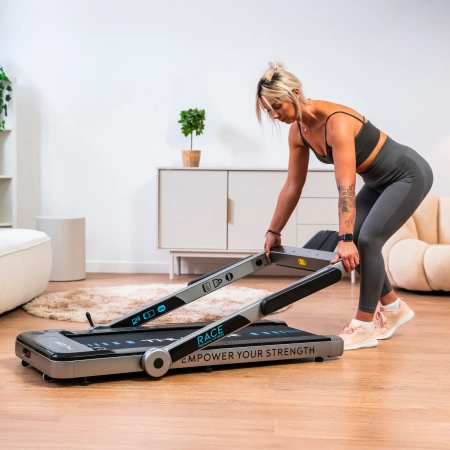 Elektrický běžecký pás THUNDER RACE-SILVER