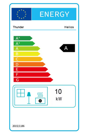 Litinová kamna na dřevo HELIOS 10 kW