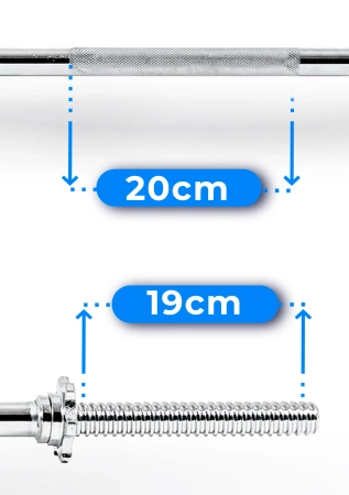 Rovná tyč se závitem 120 cm 30 mm THUNDER