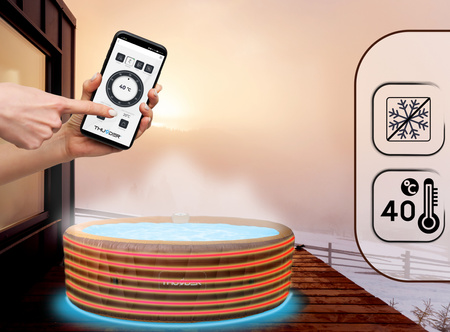 Nafukovací zahradní vířivka THUNDER MOCHA