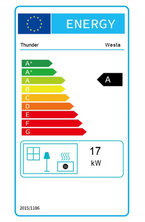 Litinová kamna na dřevo WESTA 17 kW