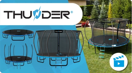Trampolína THUNDER INSIDE ULTRA 16FT (488 cm) BLUE