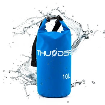 Vodotěsný vak 10 L THUNDER modrý