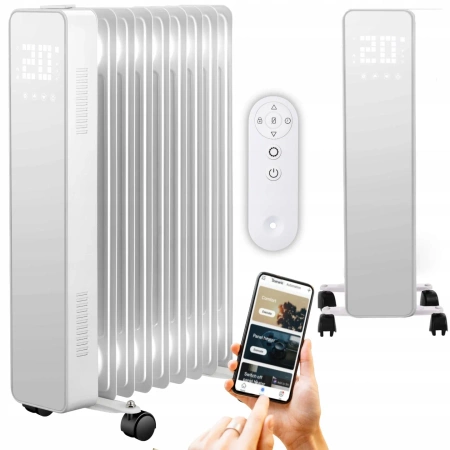 Olejový radiátor THUNDER SIMPLE-WHITE 2500W