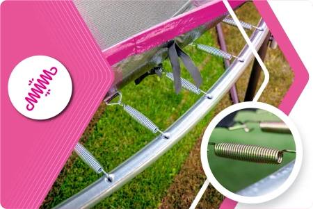 Trampolína THUNDER INSIDE ULTRA 8FT (244 cm) PINK