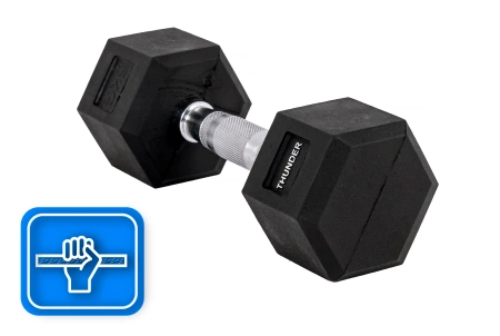 Hexagonální činka 5 kg THUNDER