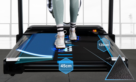 Elektrický běžecký pás THUNDER RAPID-DS-BLACK