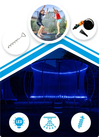 Trampolína THUNDER INSIDE ULTRA 8FT (244cm) BLUE