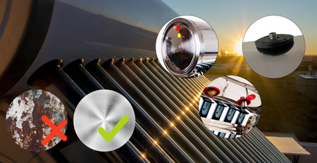 Beztlakový solární kolektor se zásobníkem THUNDER 150 L