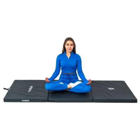 Gymnastická podložka černá 197x100x5 THUNDER