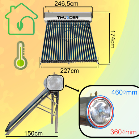 Tlakový kolektor se zásobníkem THUNDER 300 L