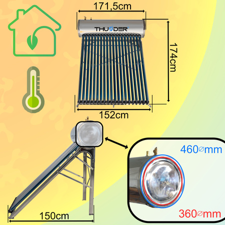 Tlakový kolektor se zásobníkem THUNDER 200 L