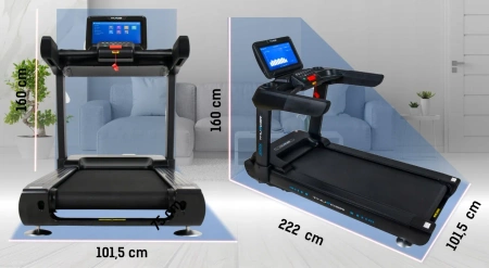 Elektrický běžecký pás THUNDER ZION-TFT-BLACK