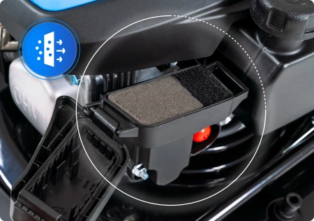 Benzínová sekačka na trávu Hexwelt HW-KS-150 46cm 2,6kW s pojezdem