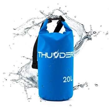 Vodotěsný vak 20 L THUNDER modrý