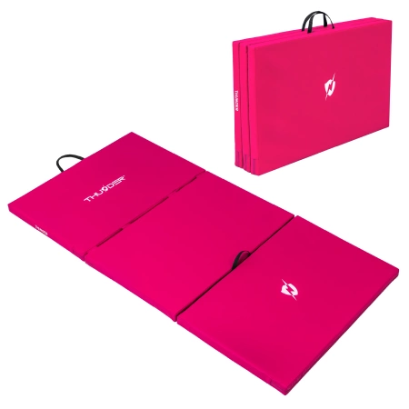 Gymnastická podložka růžová 197x100x5 THUNDER