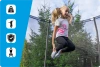 Trampolína THUNDER INSIDE ELITE 8FT (244 cm) BLACK