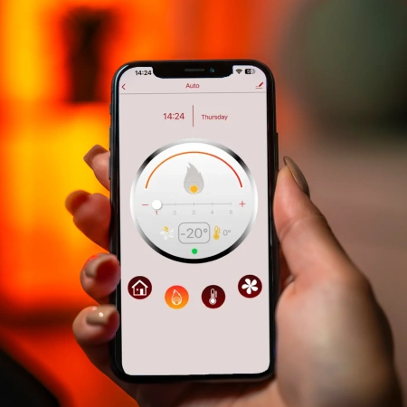 Peletová kamna ARIA BLACK 12 kW