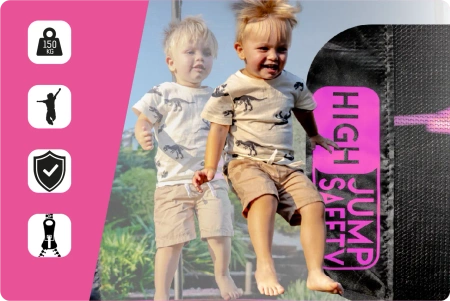 Trampolína THUNDER INSIDE ULTRA 10FT (305 cm) PINK