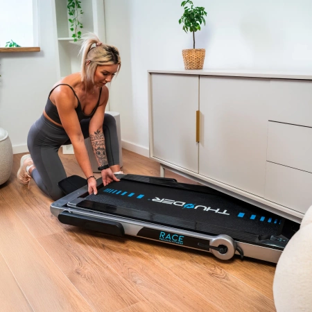 Elektrický běžecký pás THUNDER RACE-SILVER