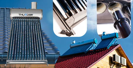 Beztlakový solární kolektor se zásobníkem THUNDER 150 L