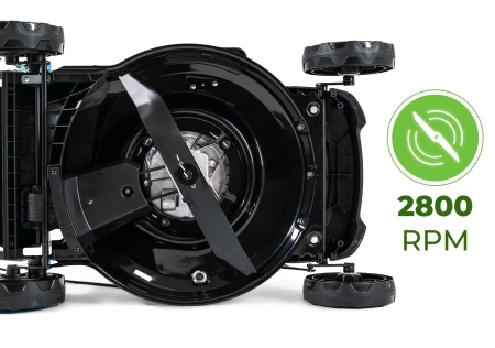 Benzínová sekačka na trávu Hexwelt HW-KS-150 46cm 2,6kW s pojezdem