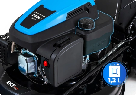 Benzínová sekačka na trávu Hexwelt HW-KS-200 51cm 3,8kW s pojezdem