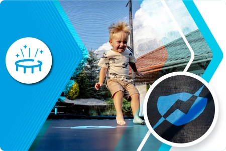 Trampolína THUNDER INSIDE ULTRA 8FT (244cm) BLUE