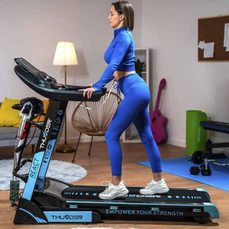 Elektrický běžecký pás THUNDER REACT-DS-BLACK