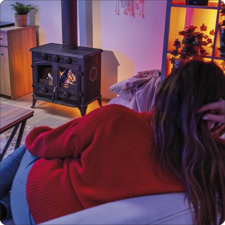 Litinová kamna na dřevo ATAR 10 kW